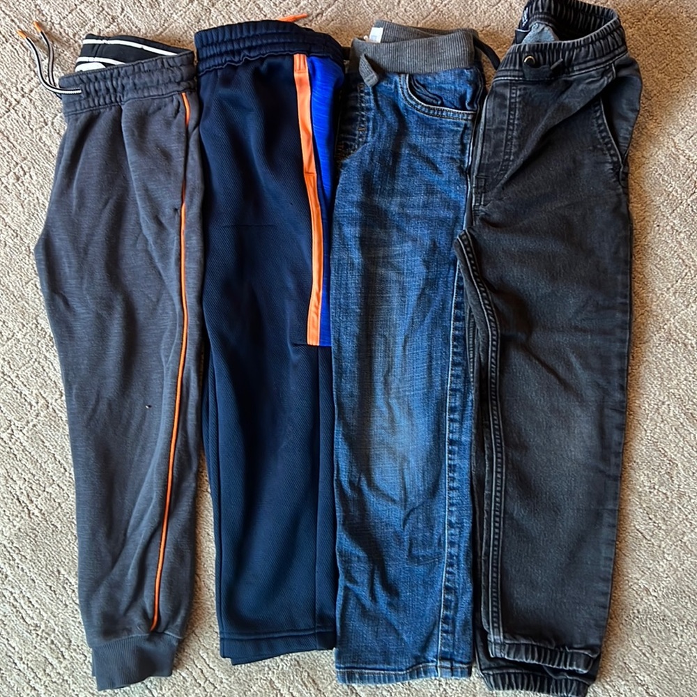 Bundle of boys size 6/small pants